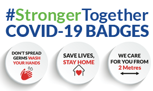 Badges #StrongerTogether