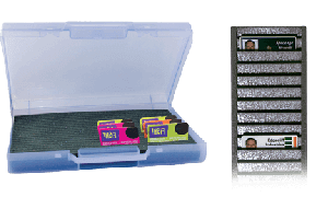 Badge Display Trays, Wall mounts & Transport Cases for Badges