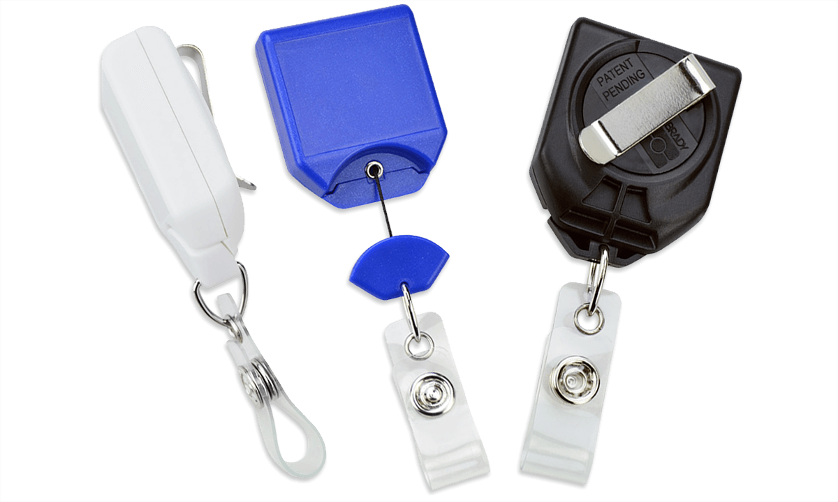 Twist-Free B-Reel Badge-Reel with Swivel Belt-Clip