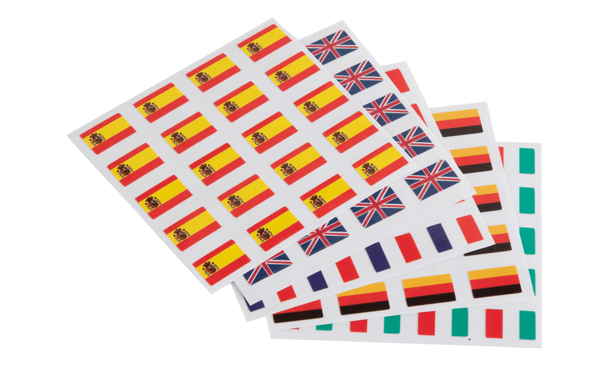 Stick-on Flags
