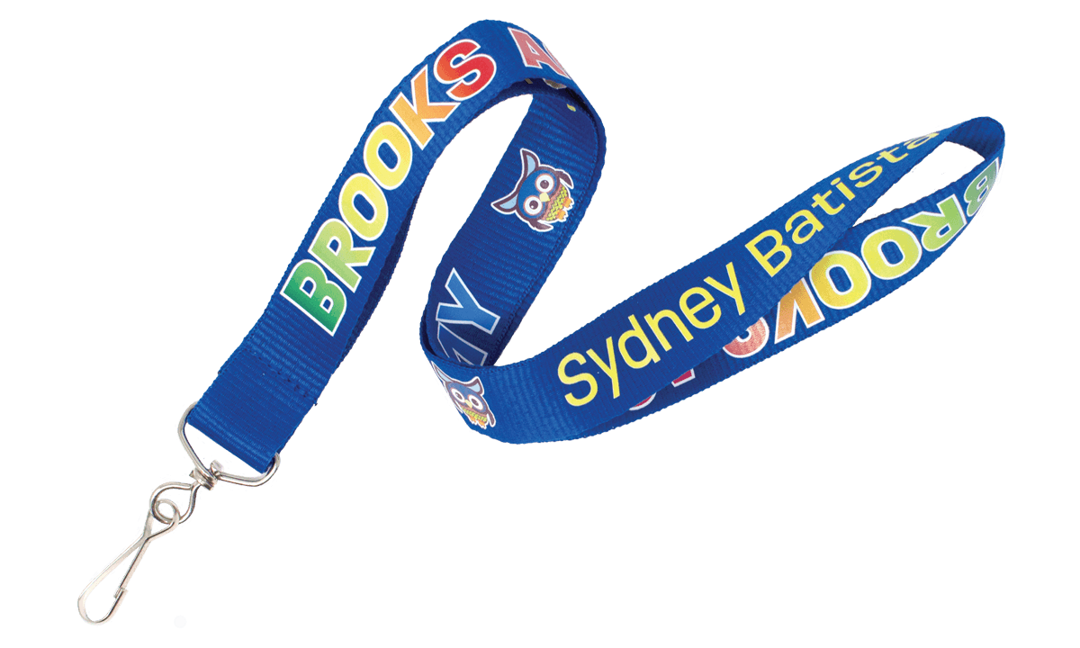 Custom 25mm Recycled P. E. T. True Color Lanyards - Full Colour Print