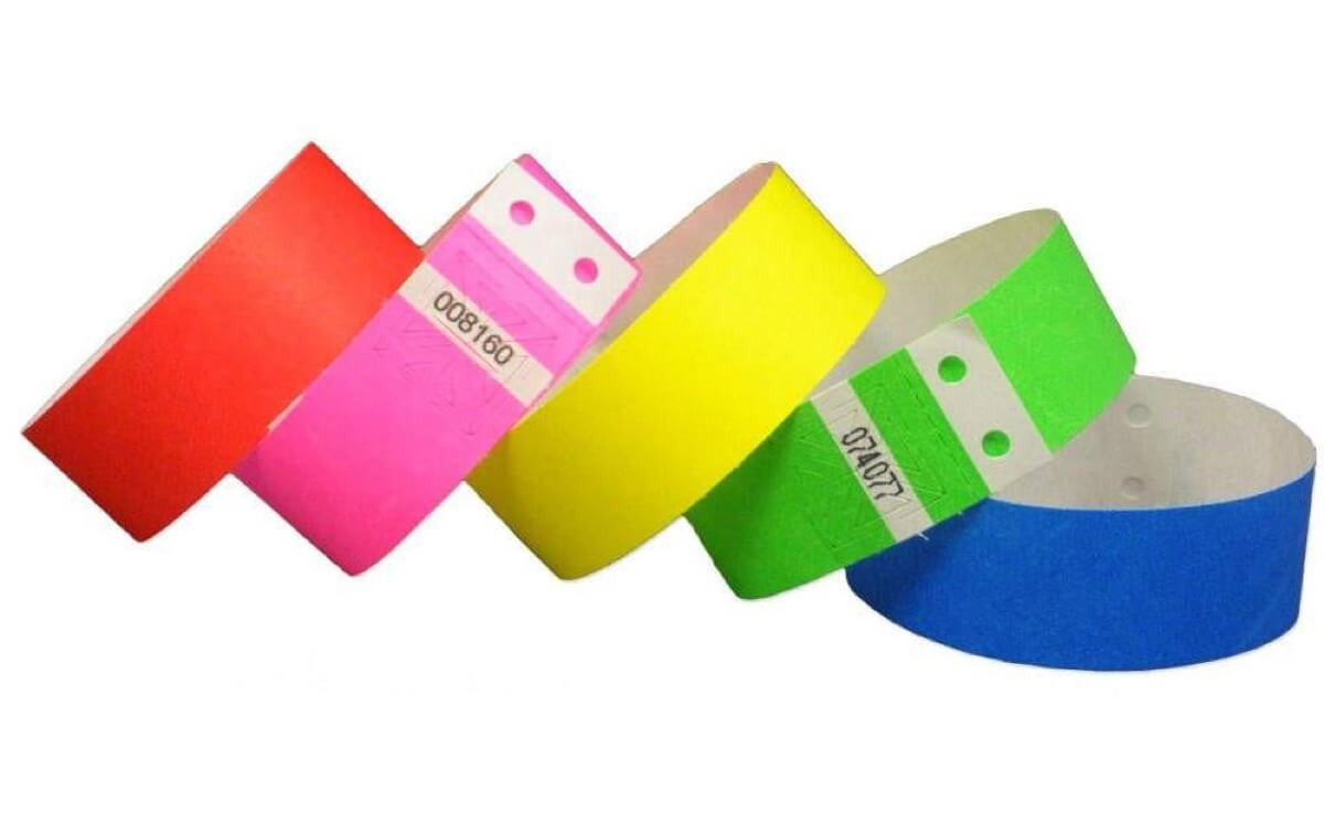 Tyvek wristbands 25 mm - Box of 1000