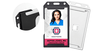 2-Sided Vertical Open Face Multi-Card Holder