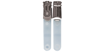 Suspender Clip with Molded Nylon Strap