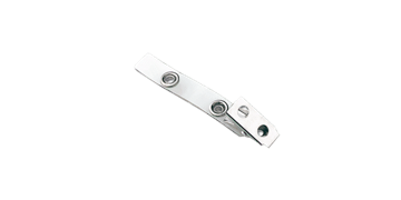 Crocodile Clip with Clear Vinyl Strap