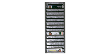 All-Metal ID Badge Rack (Holds 40 cards Horizontally)