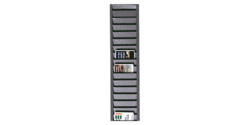 All-Metal ID Badge Rack (Holds 40 cards Vertically)