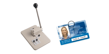 Heavy Duty Desktop Slot Punch with Adjustable Guides