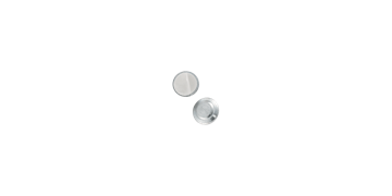 Adhesive Magnetic Attachment - Round Metallic Cast