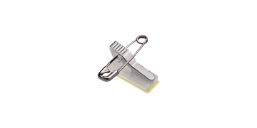 Pin-Clip Attachment with Foam Tape