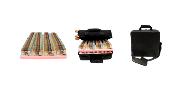 Mega Carrying Case with 3 Foam Card Organisers