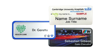 Premium Impress Name Badge, 75 X 32 mm
