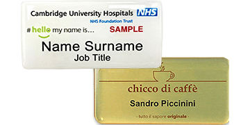 Premium Impress Name Badge, 75 X 38 mm