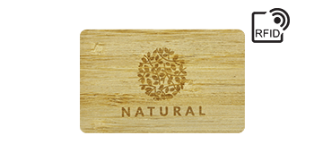 Custom Bamboo RFID Keycards