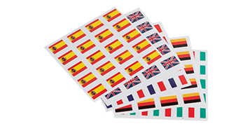 Stick-on Flags
