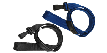 Flat 15mm Break-Away Lanyards with Plastic Hook