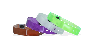 Translucent Vinyl wristbands 13 mm