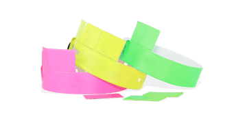 3-Tab Vinyl wristbands 19 mm