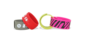 Custom Silicone Slap Bands, 30 x 300 mm