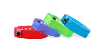 Plain Translucent Vinyl Wristbands, 19 mm