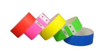 Tyvek wristbands 25 mm - Box of 1000