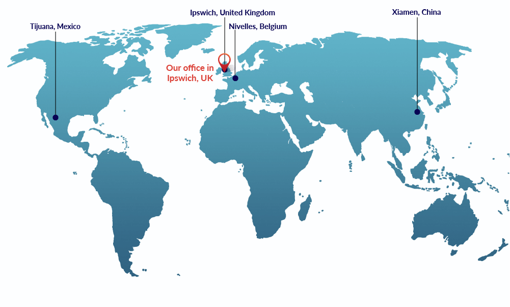 World map UK
